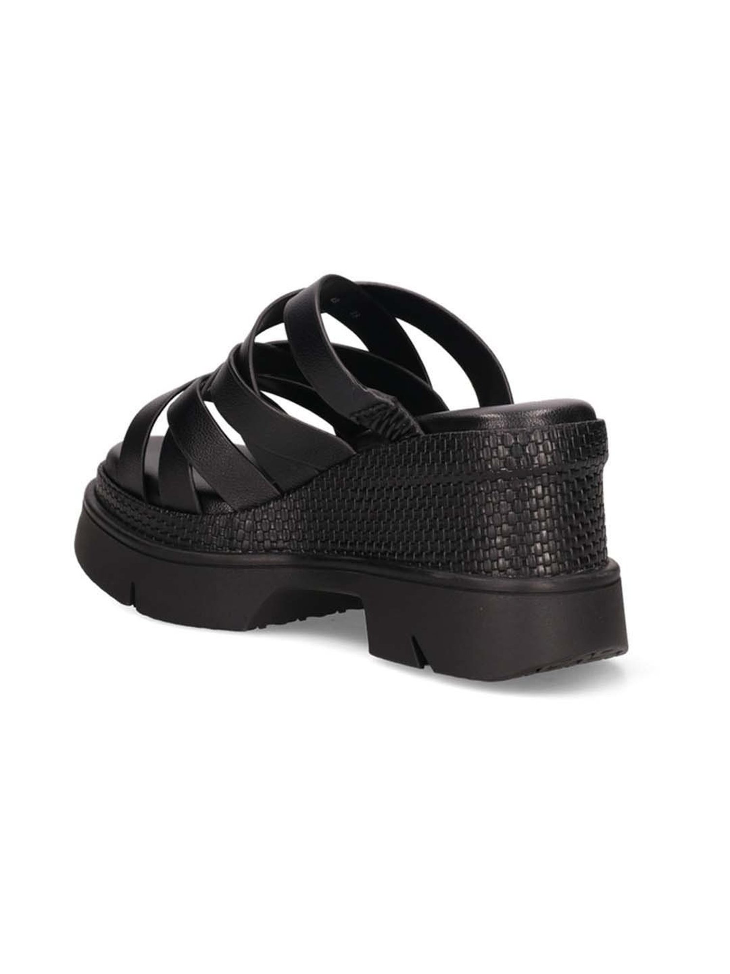 BAGATT Women's Trish Black Casual Sandals