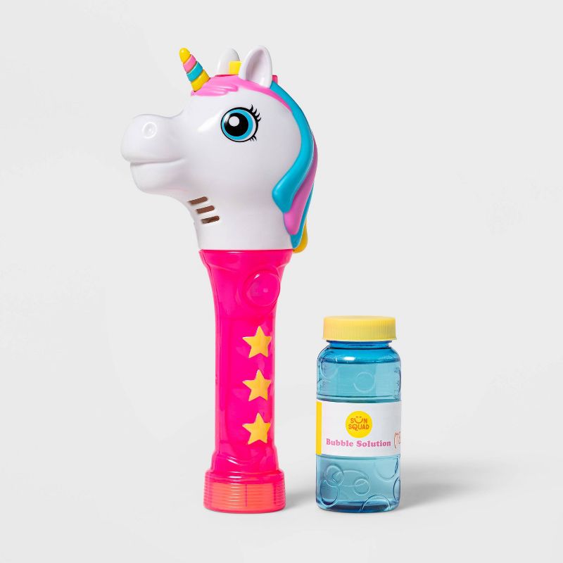 Unicorn Light-Up Bubble Wand Pink - Sun Squad™