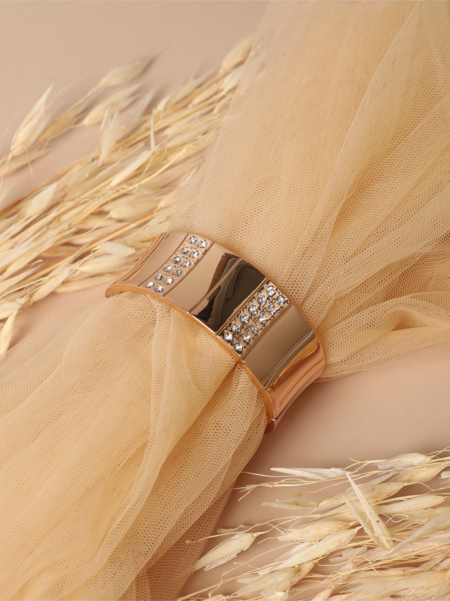 Sohi Metallic Bar Golden Bracelet for Women & Girls