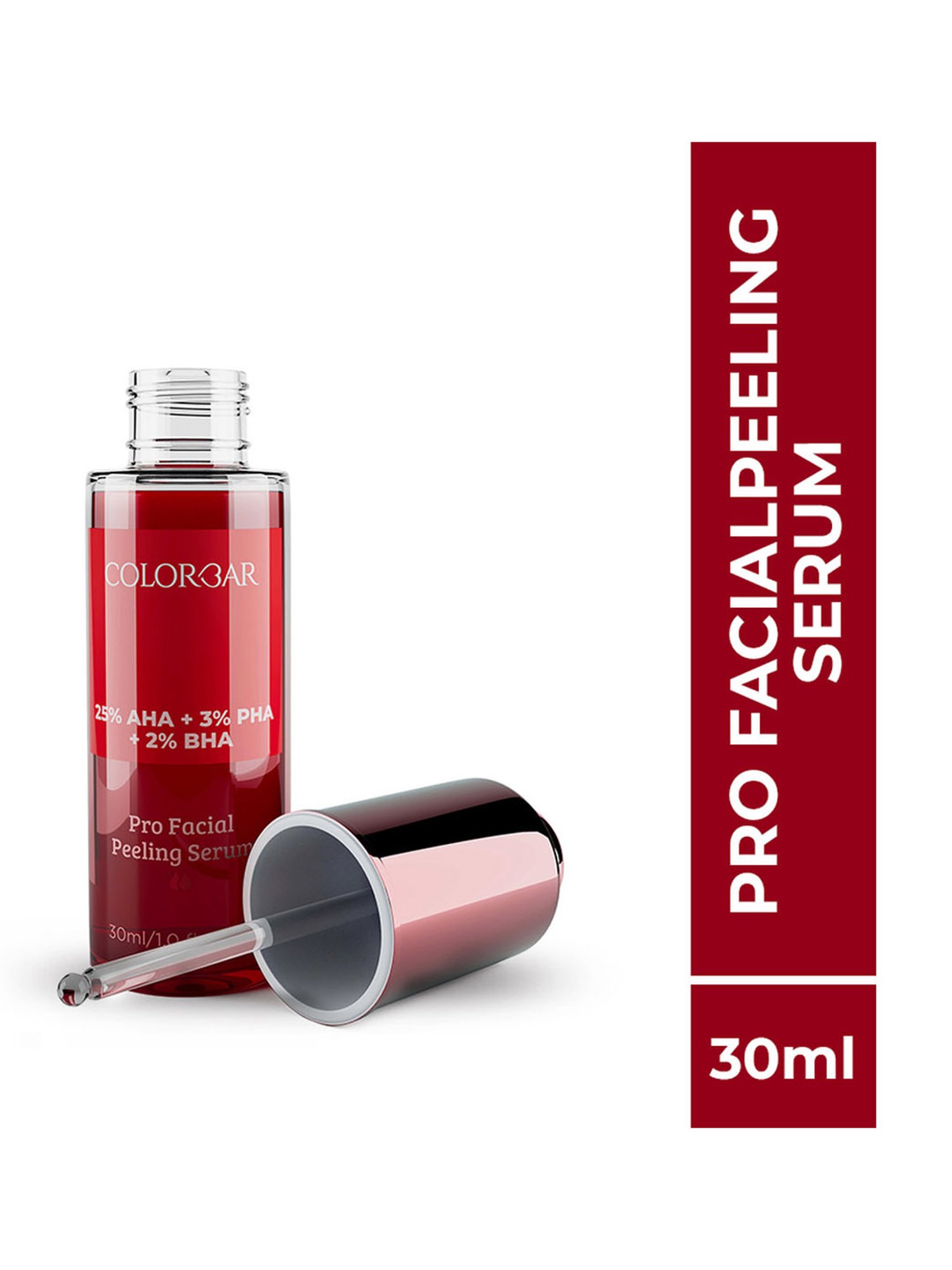 Colorbar Pro Facial Peeling Serum with 25% AHA, 2% BHA & 3% PHA - 30 ml