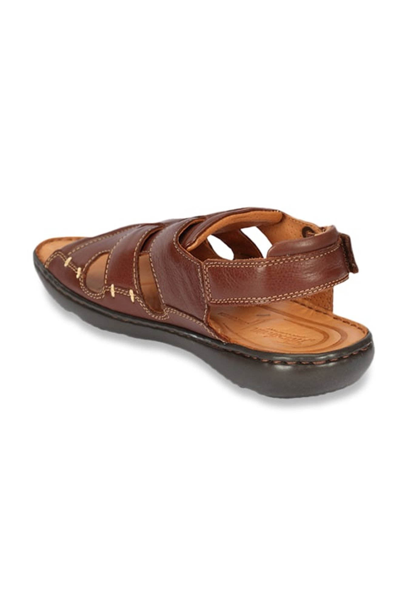 Florsheim Lewis Brown Back Strap Sandals