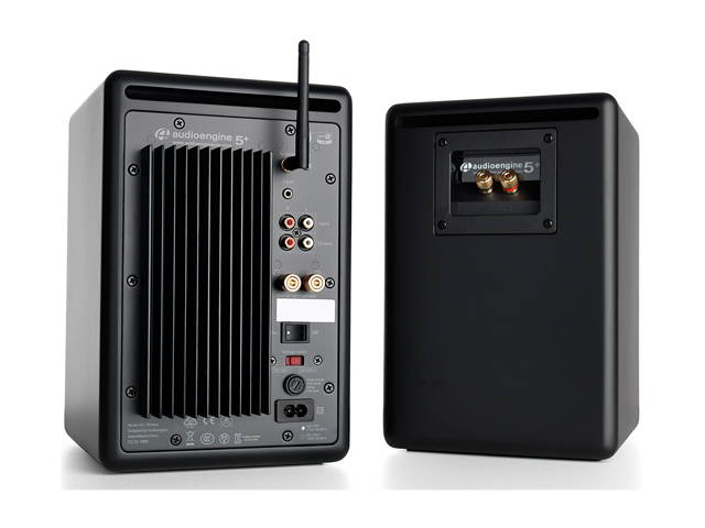 Audioengine A5+ Wireless Powered Bookshelf Speakers - Pair (White)