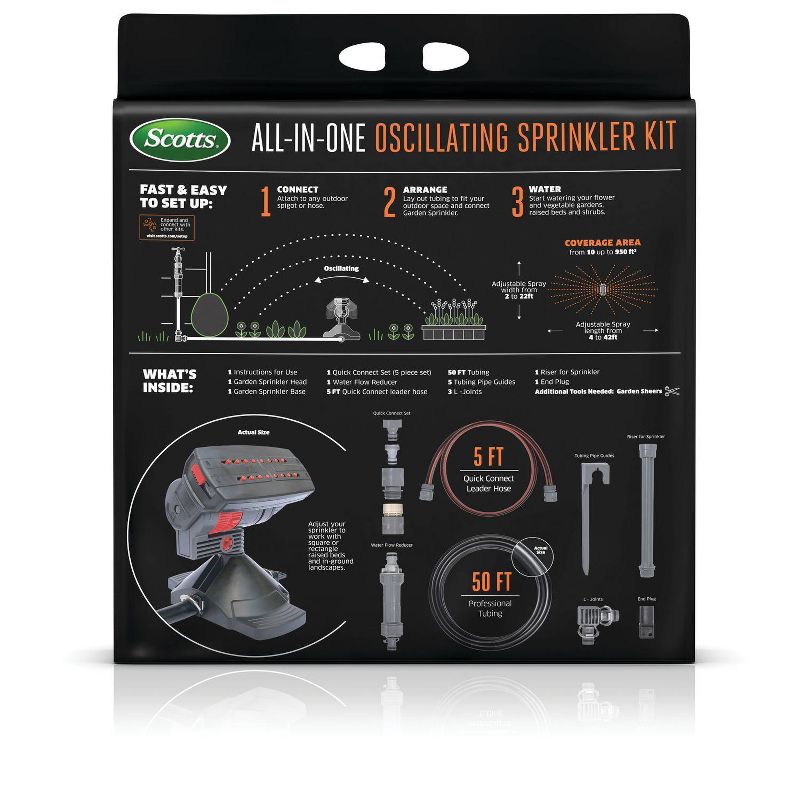 Scotts All-in-One Oscillating Sprinkler Kit