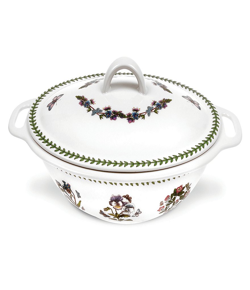 Portmeirion Botanic Garden Covered Oval Casserole