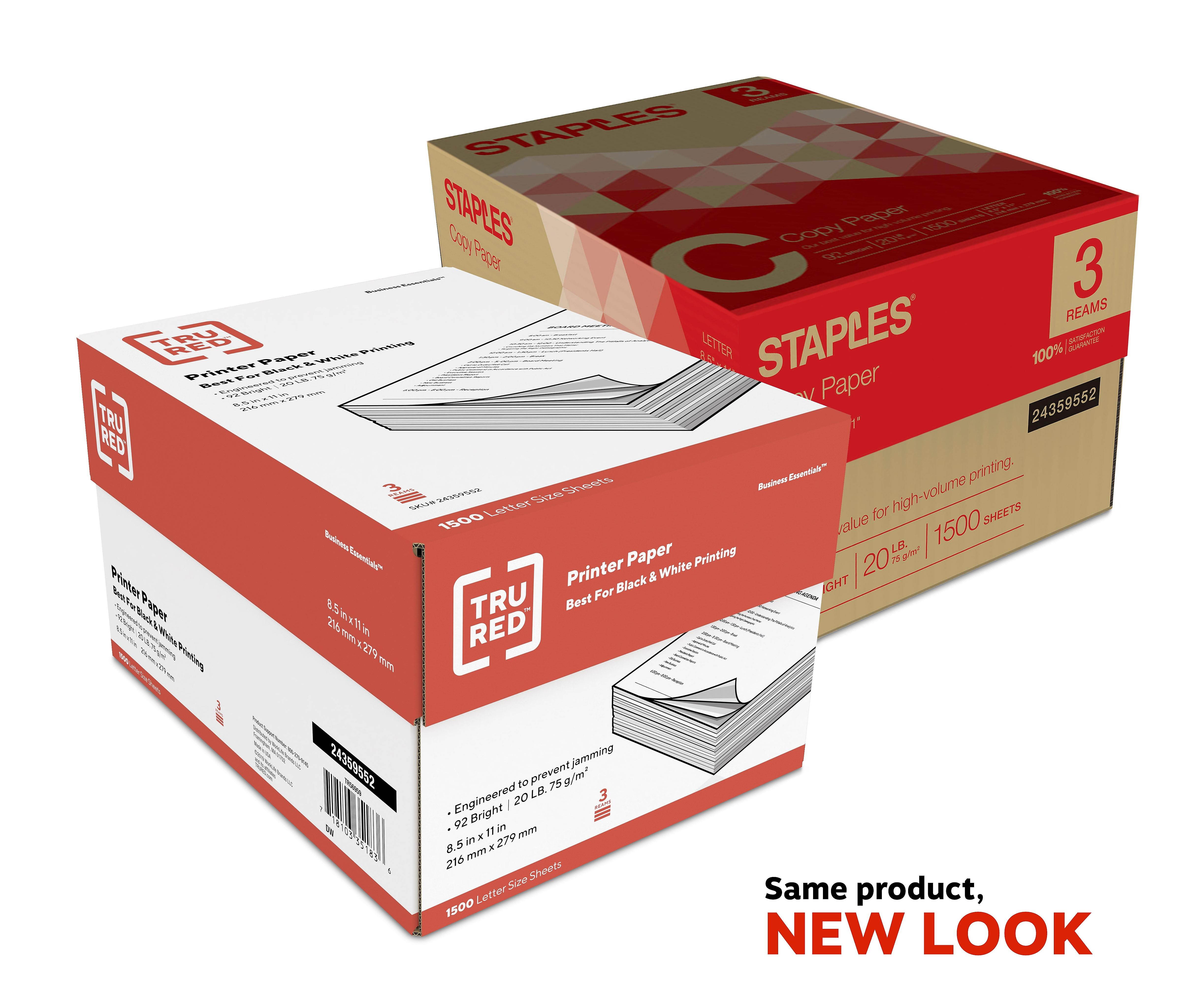 TRU RED 8.5 x 11 Printer Paper 20 lbs. 92 54052/TR56959