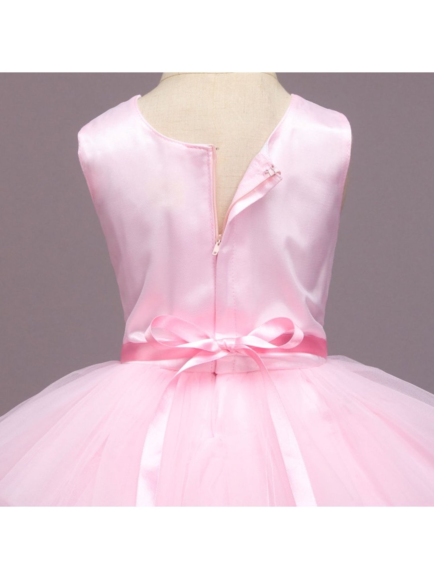 The Magic Wand Kids Pink Embellished Dress