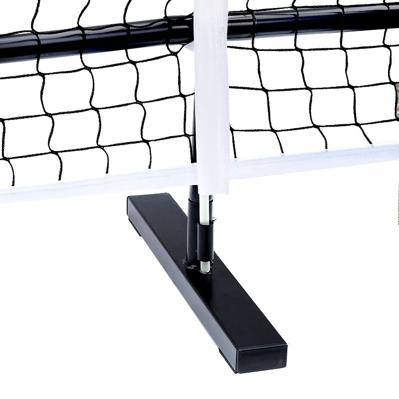 Amazin' Aces Portable Regulation Size Pickleball Net with Easy-Snap Metal Frame, Tension Strap, and Carry Bag
