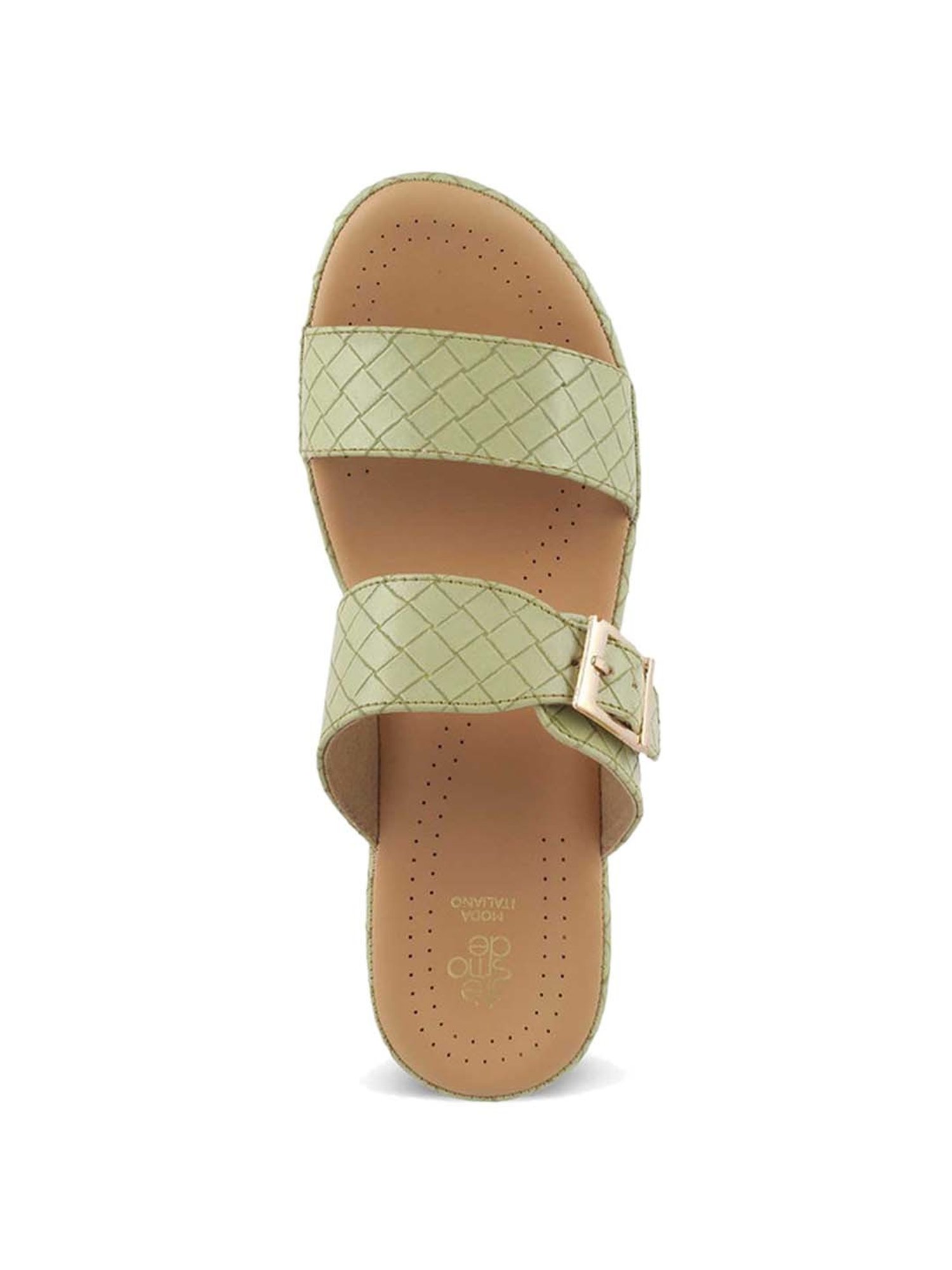 Tresmode Women's Green Casual Wedges