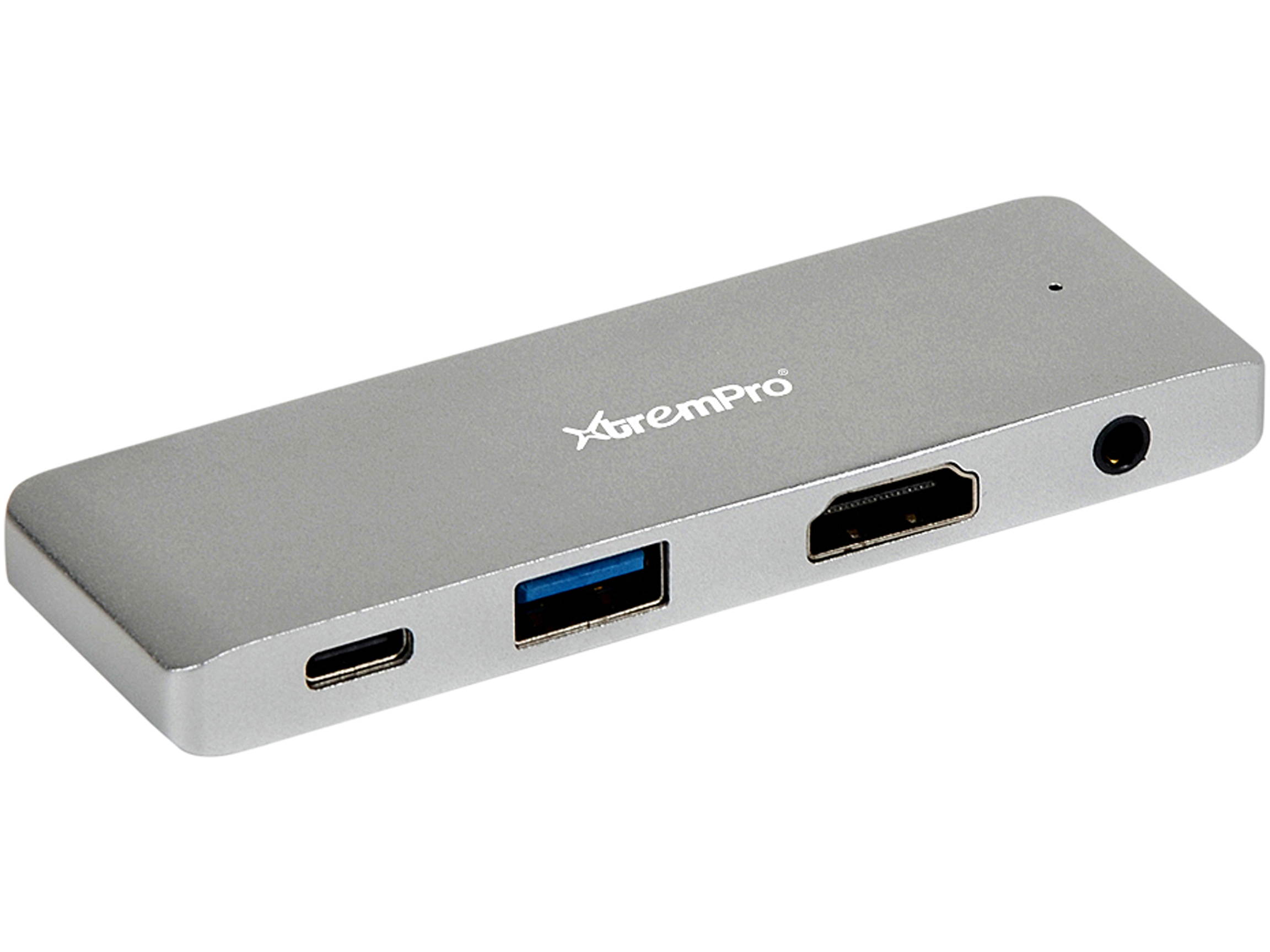 GCIG USBC-4HMUPD USB-C Hub Adapter for 2018 2019 iPad Pro 12.9" 11", 4-in-1 Mini Type-C Hub with USB-C to HDMI 4K, PD Charging, USB2.0, 3.5mm Headphone Jack Compatible with MacBook(Pro) 2019/2018/2017