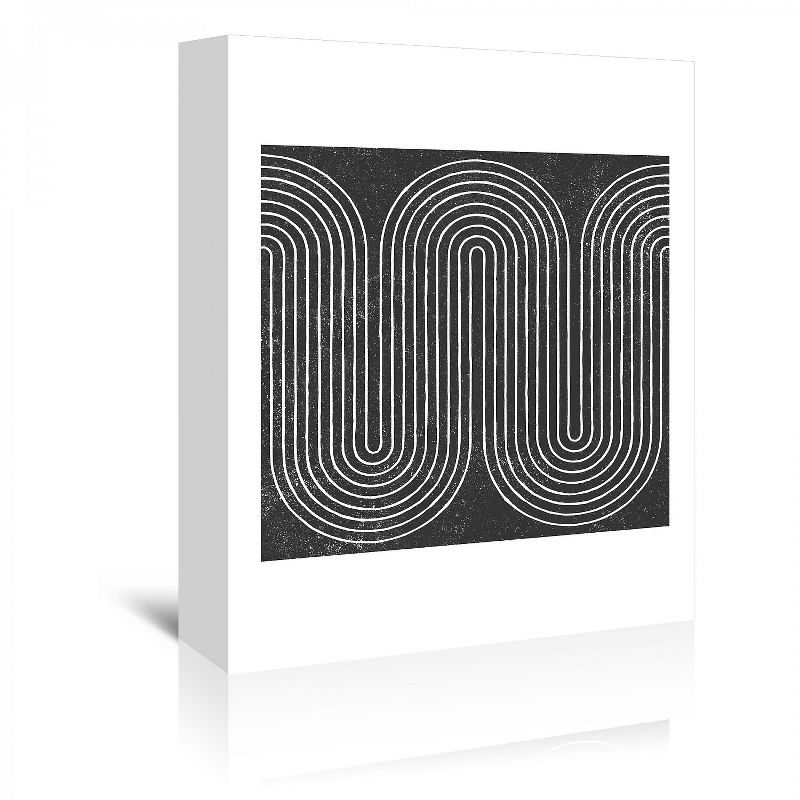 Americanflat Rainbow Woodblock by Roseanne Kenny Wall Art Canvas - 11" x 14"