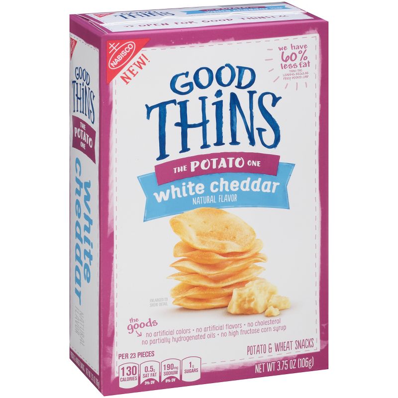 Good Thins: The Potato One - White Cheddar Crackers - 3.75oz