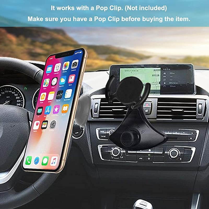 Slot Car Grips Phone Holder for Collapsible GripSocket Mount Users Air Vent Clip Car Mount for Phone Stand Compatible with iPhone 11 Pro Max XR Xs X 8 7 Plus Galaxy Note10 9 S10
