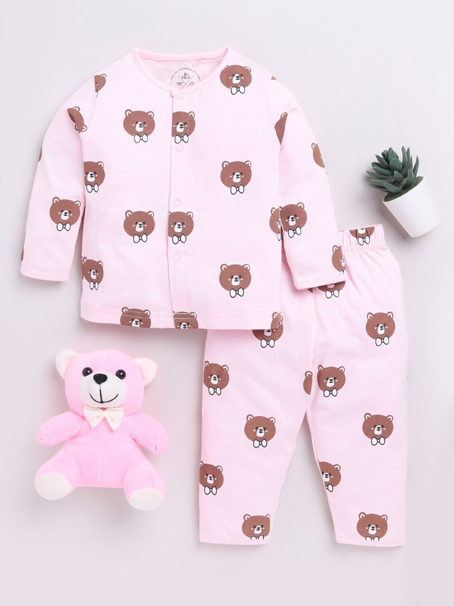 Clt.s Boys Light Blue Printed T-Shirt with Pants