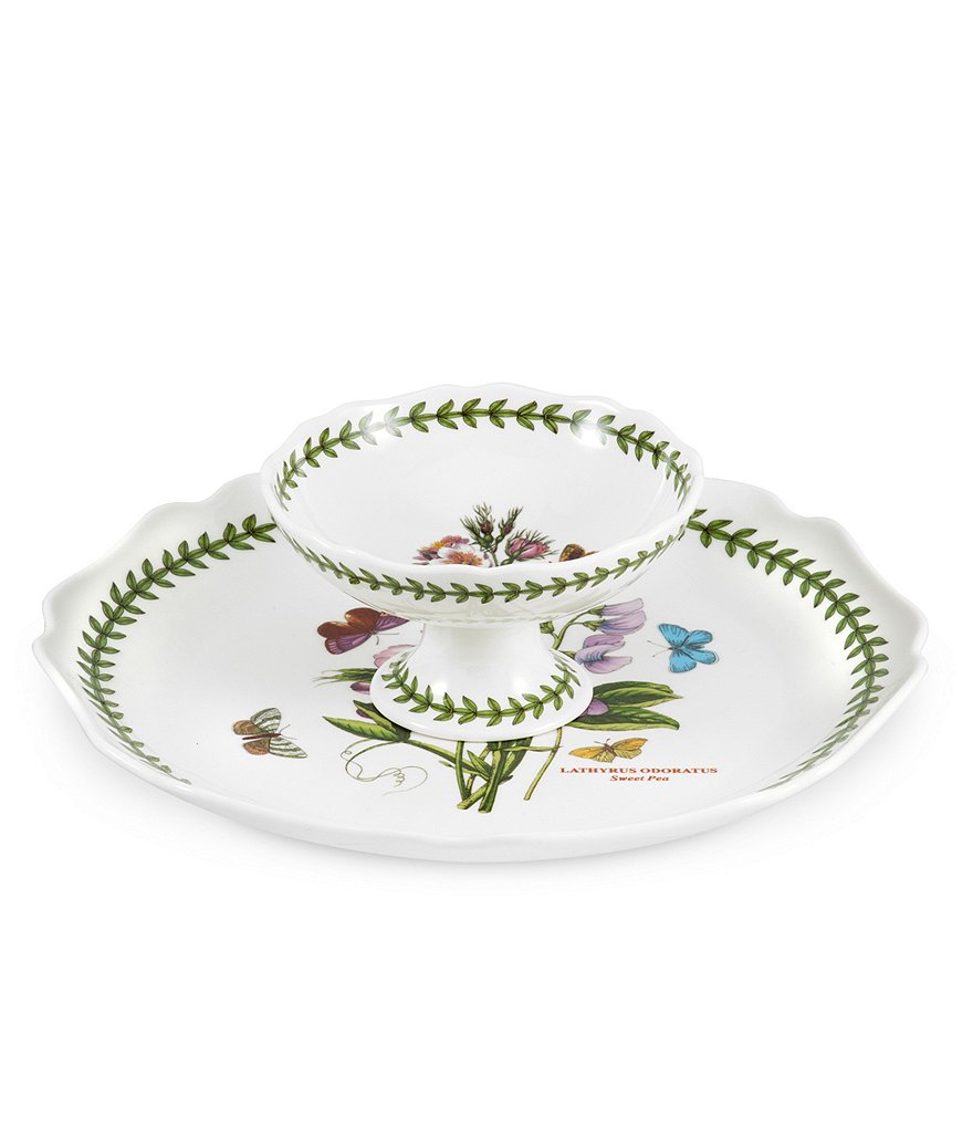 Portmeirion Botanic Garden 2-Piece Chip & Dip