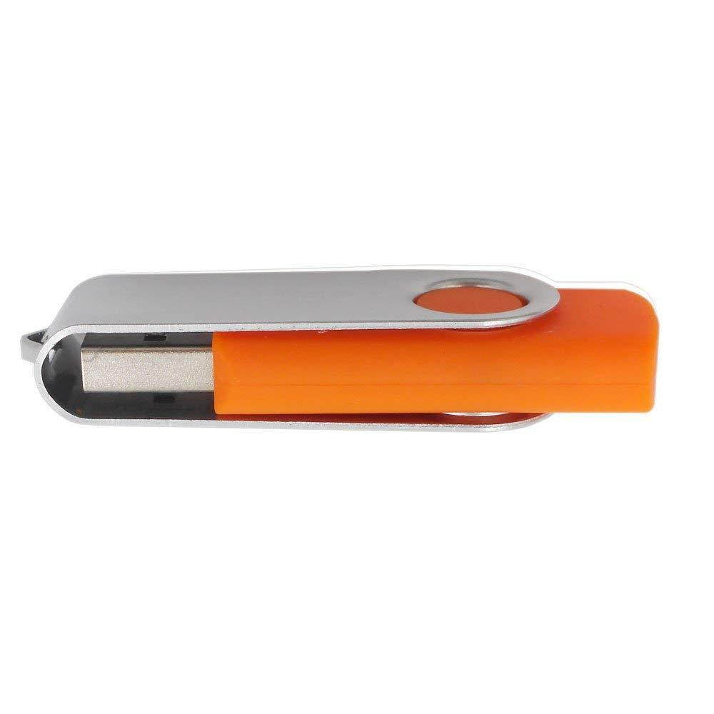 Swivel usb flash drives (4GB, orange)
