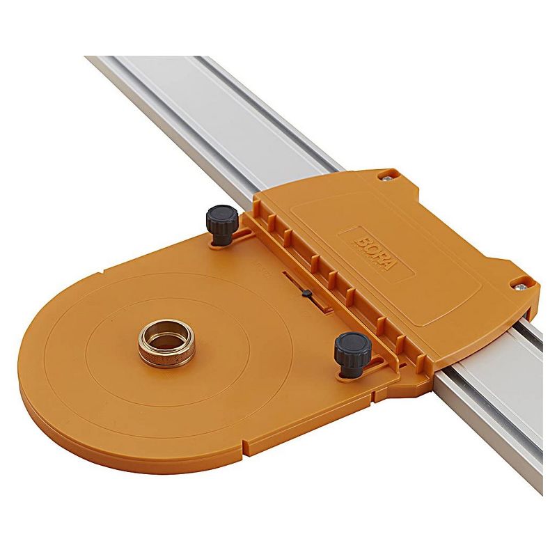 Bora Tool 542005 Woodworking Home Improvement Adjustable Router Tool Guide and Cutting Accessory for Dados, Rabbets, and Mortises, Orange