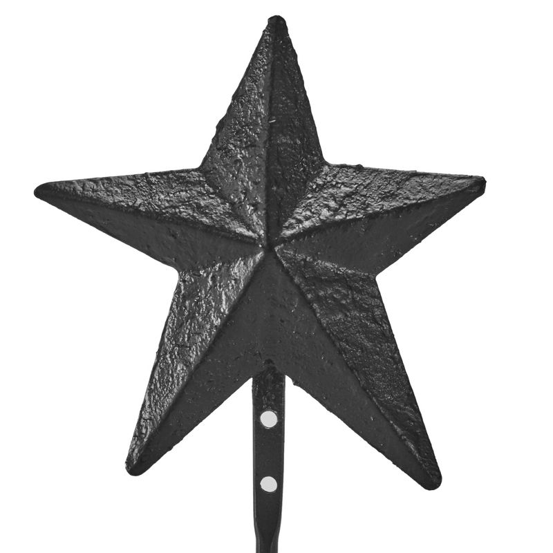 Lakeside Country Hand Towel Holder with Vintage Barn Star Design