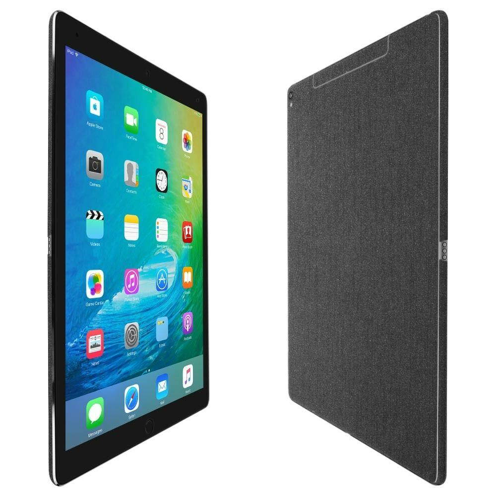 Skinomi TechSkin Brushed Steel & Screen Protector for iPad Pro 12.9