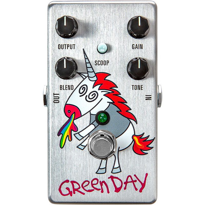 MXR DD25 Green Day Dookie Drive V3 Overdrive Effects Pedal Silver