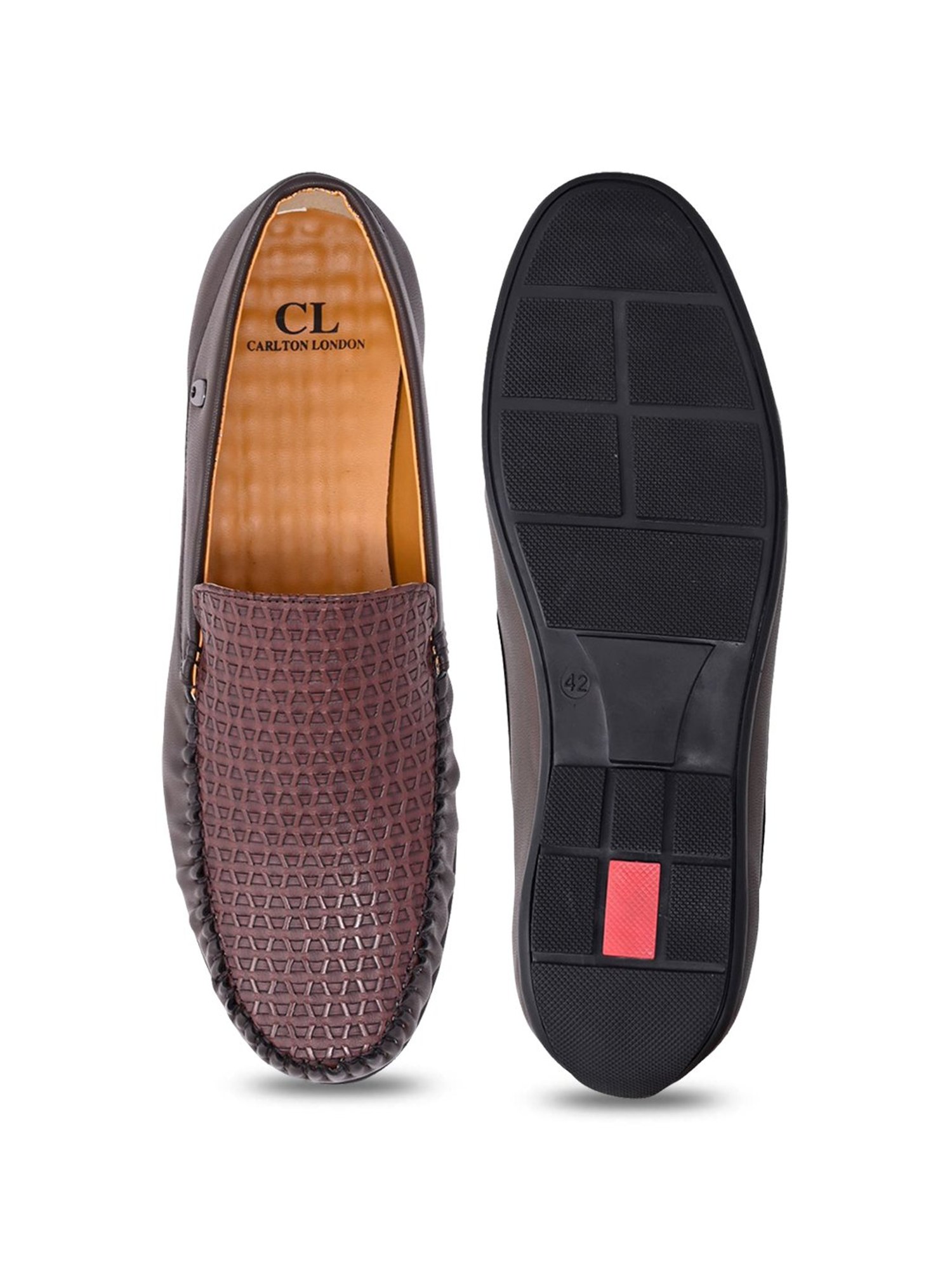 Carlton London Men's Brown Casual Loafers