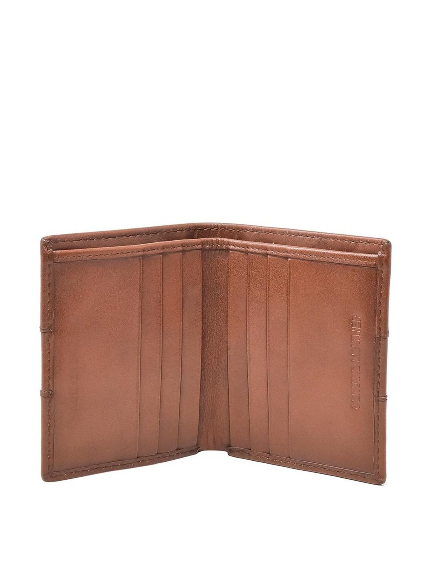 Tohl Ravello Tan Casual Leather Bi-Fold Wallet,Card Holder & Key Tag Set for Men