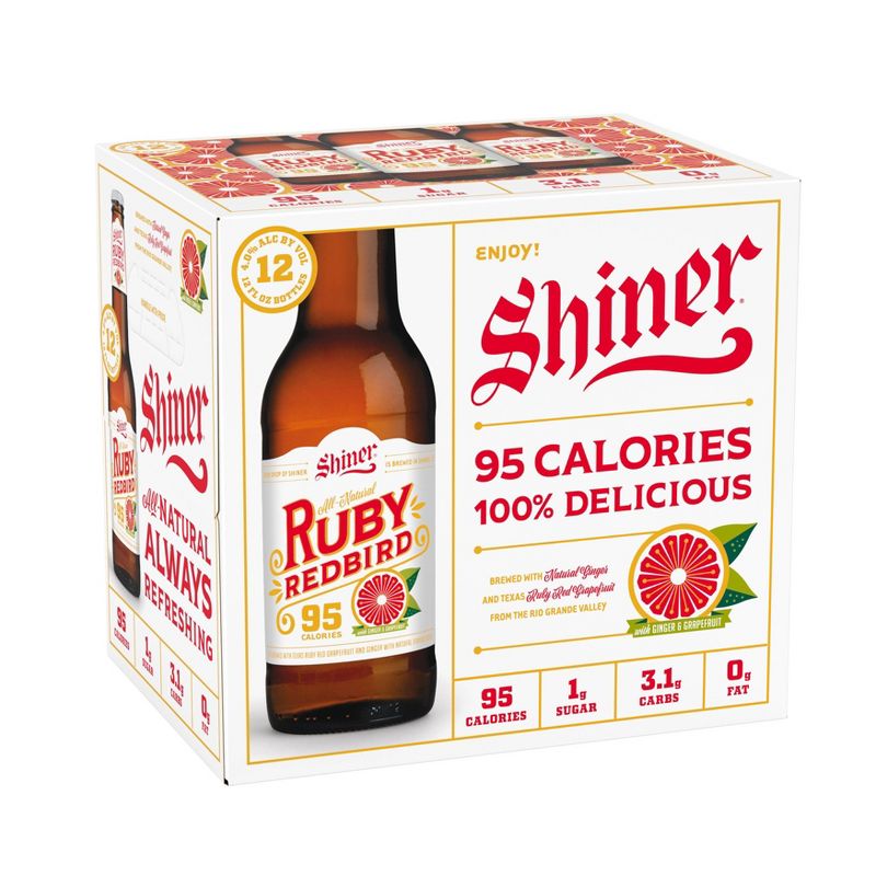 Shiner Ruby Redbird Grapefruit Beer - 12pk/12 fl oz Bottles