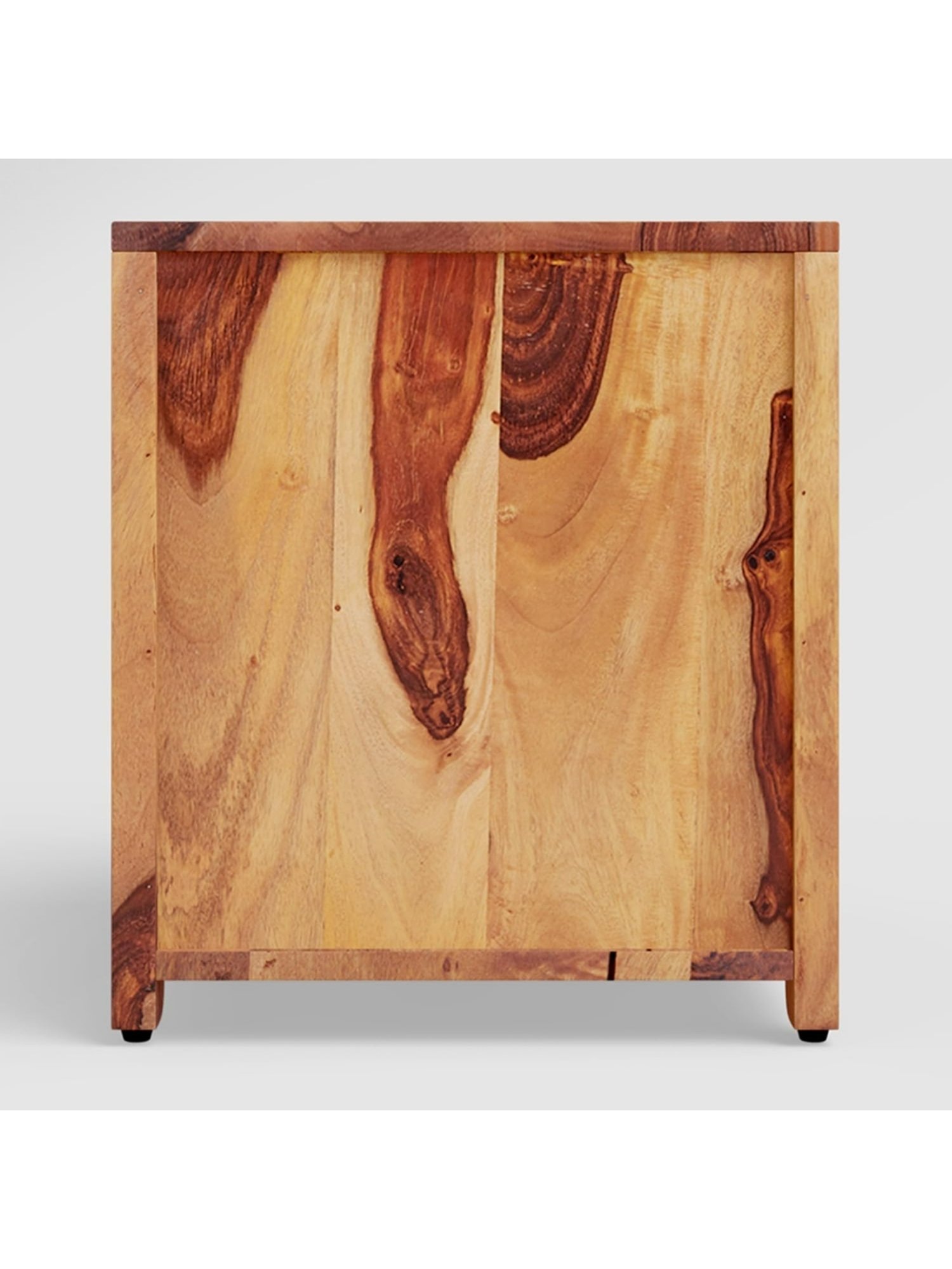 Ikiriya Avina Solid Dark Brown Wood End Table