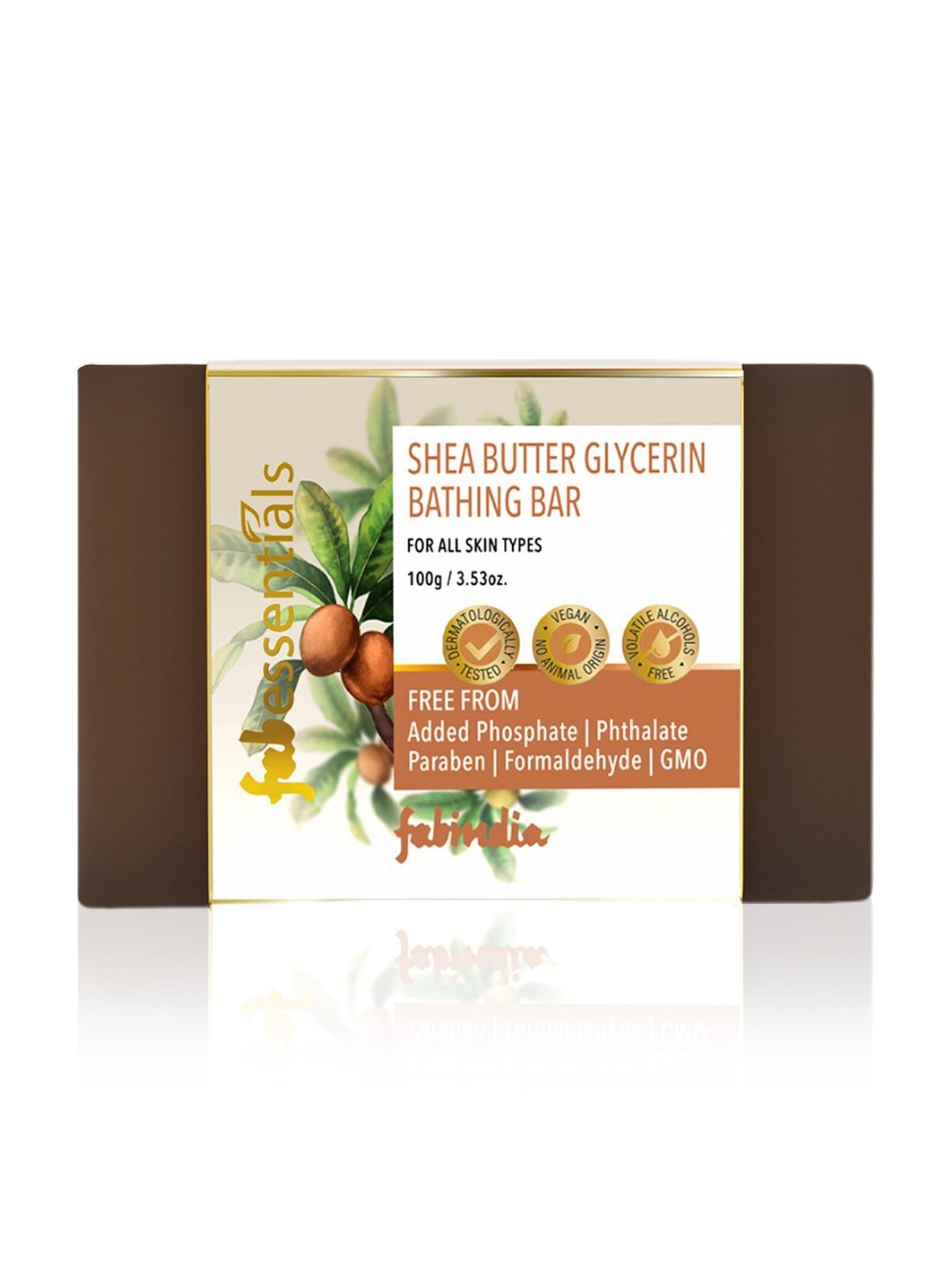 Fabessentials Shea Butter Glycerin Bathing Bar - 100 gm