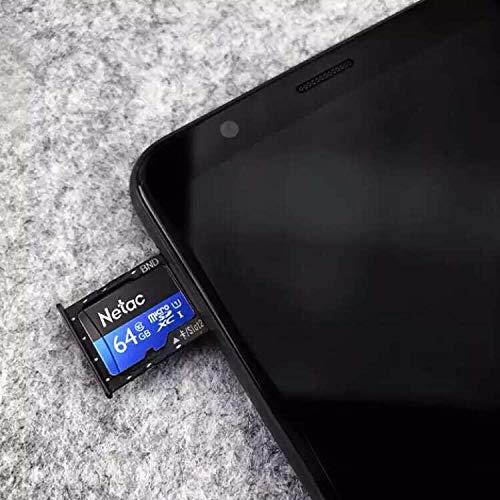 Netac 64GB Micro SD Card Class 10, U1, 100MB/s Flash Memory TF Card