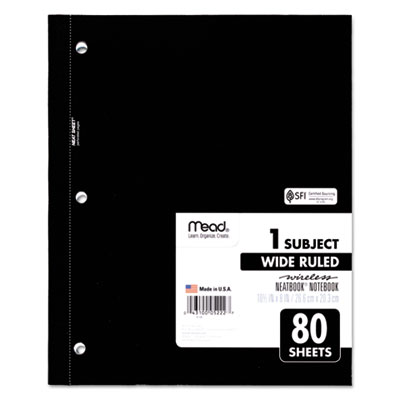 Mead Notebook,Wireles, 80sh 05222