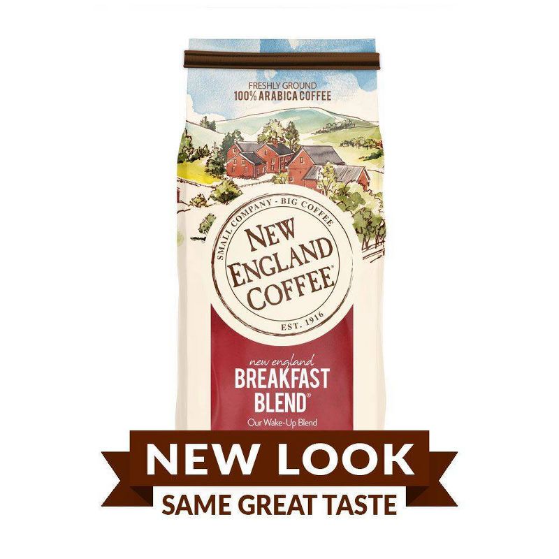 New England Breakfast Blend Medium Roast Ground Coffee - 12oz