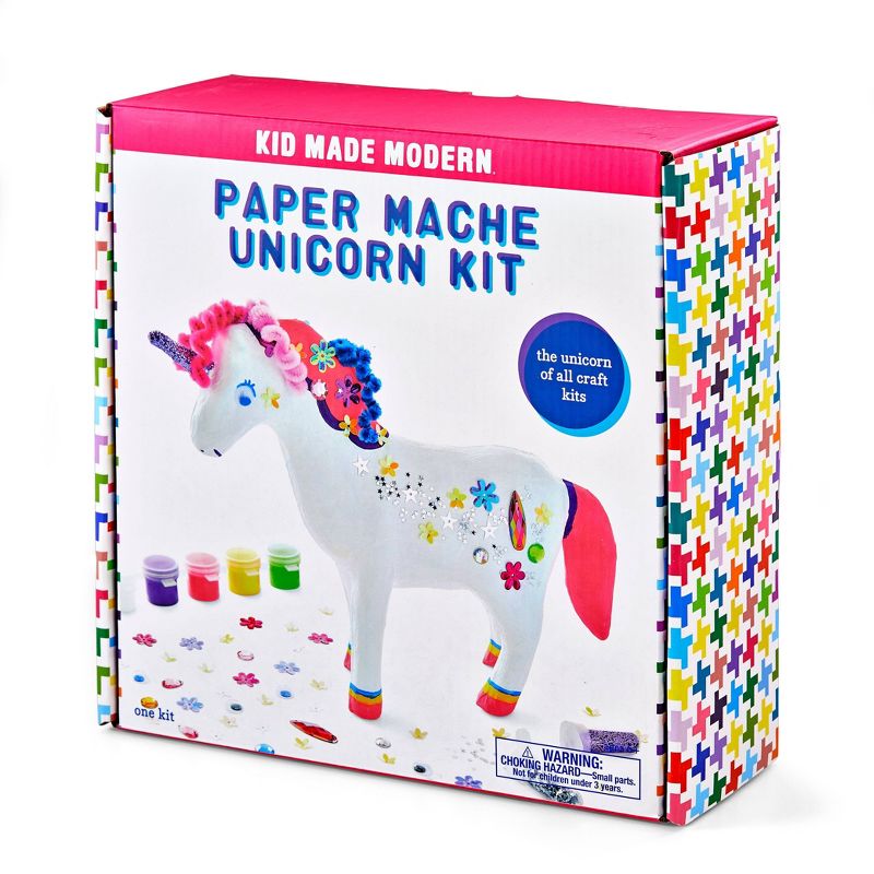 Kid Made Modern Paint Your Own Paper Mache Unicorn Kit