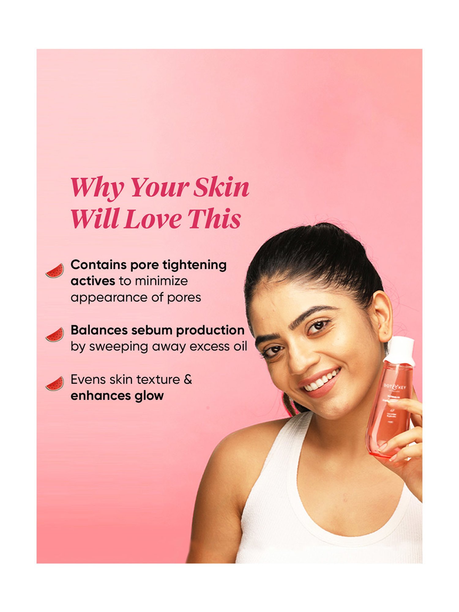 Dot & Key Watermelon Super Glow Pore Tightening Toner - 150 ml