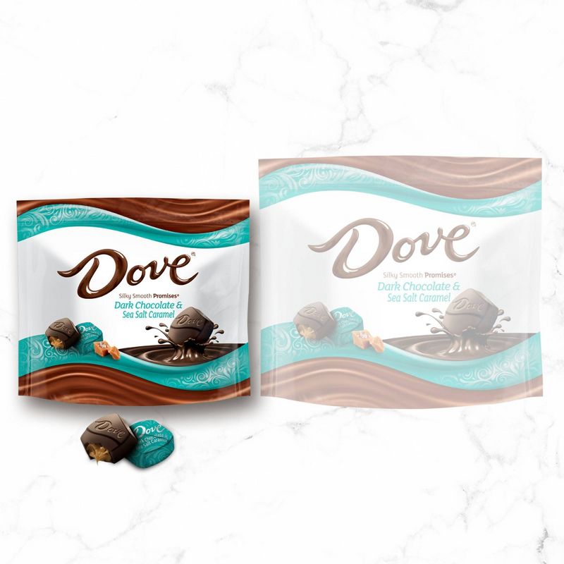 Dove Promises Silky Smooth Dark Chocolate and Sea Salt Caramel - 7.6oz