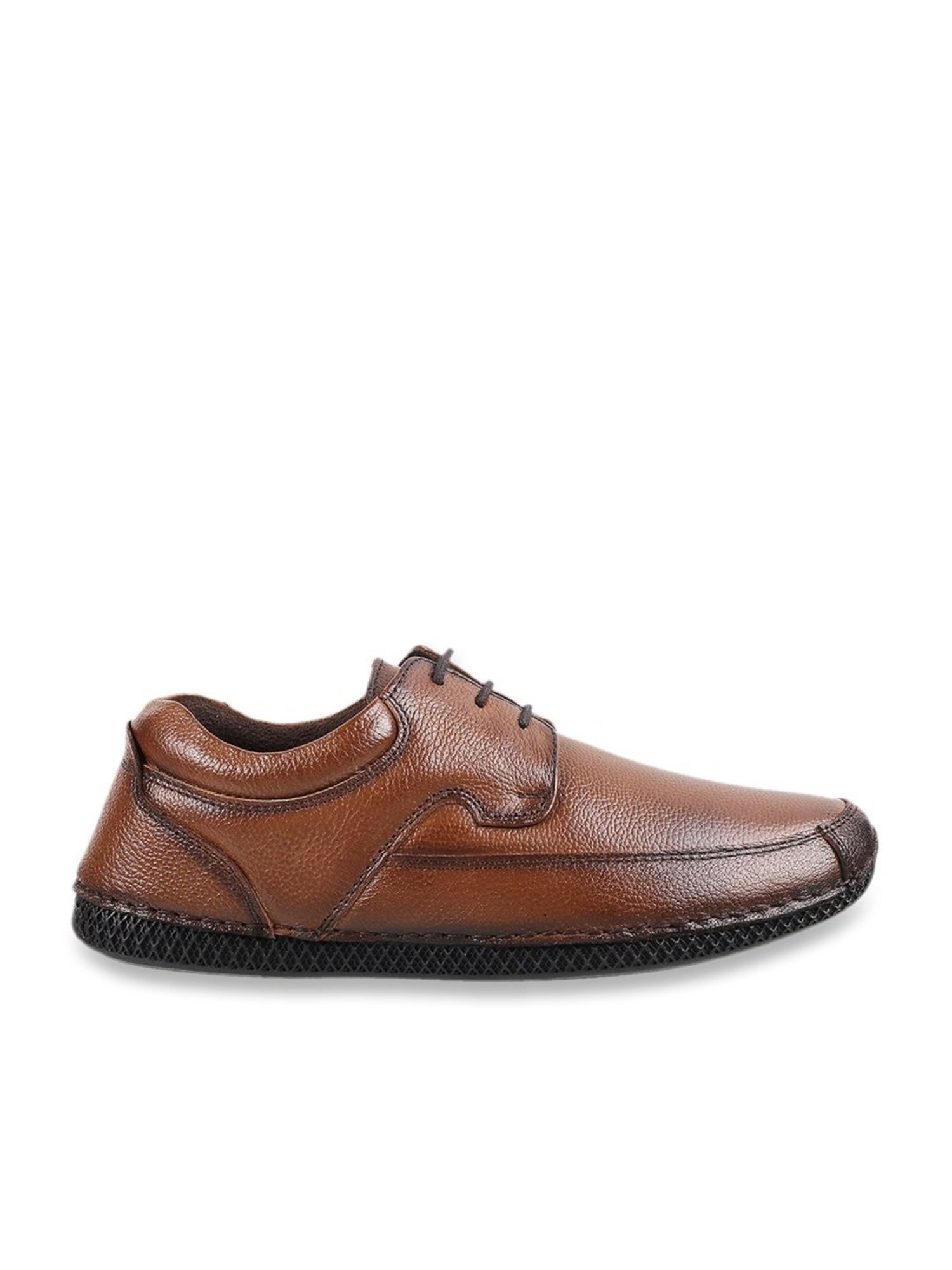 Metro Men's Tan Derby Shoes