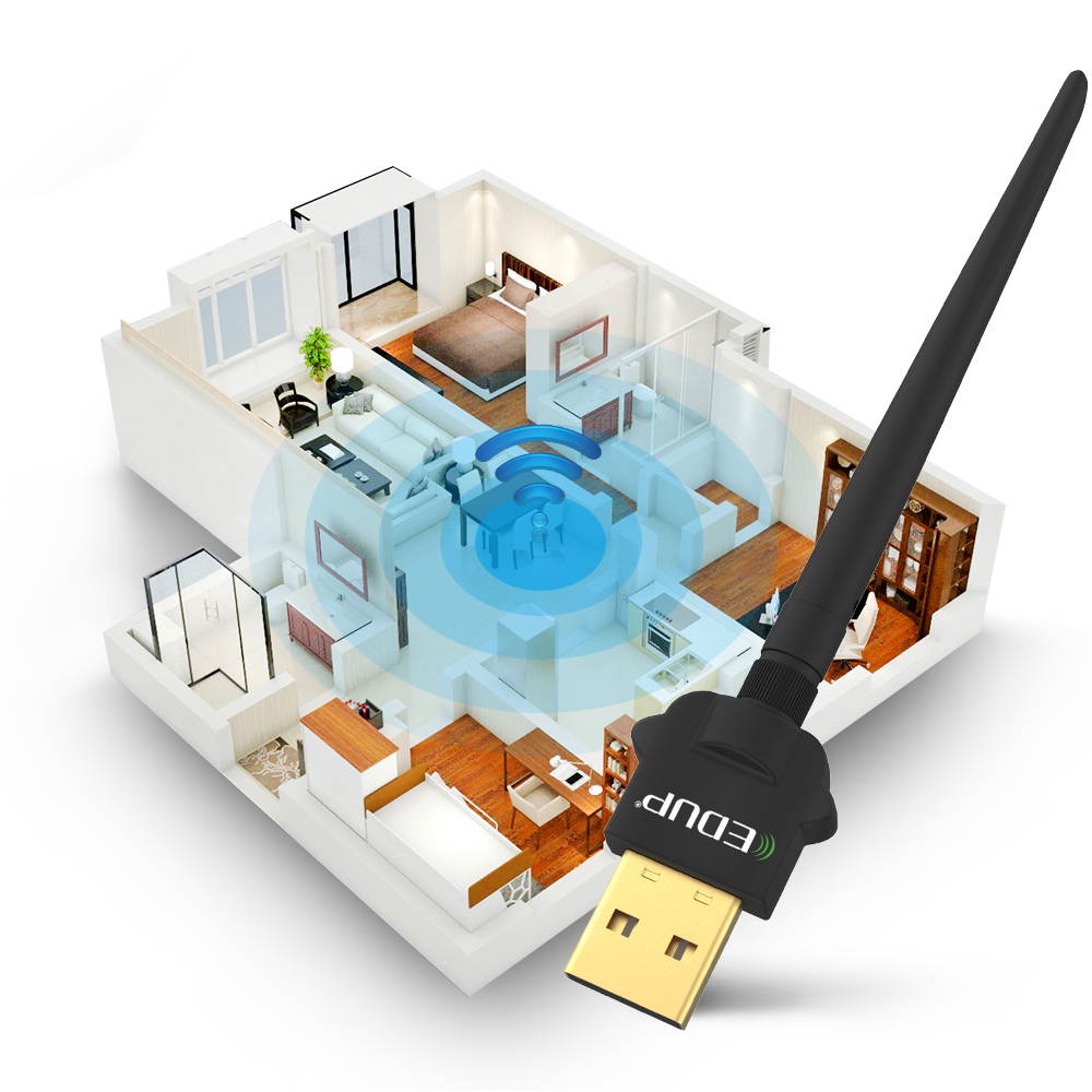 USB WiFi Adapter 1200Mbps Dual Band Wireless Network Card