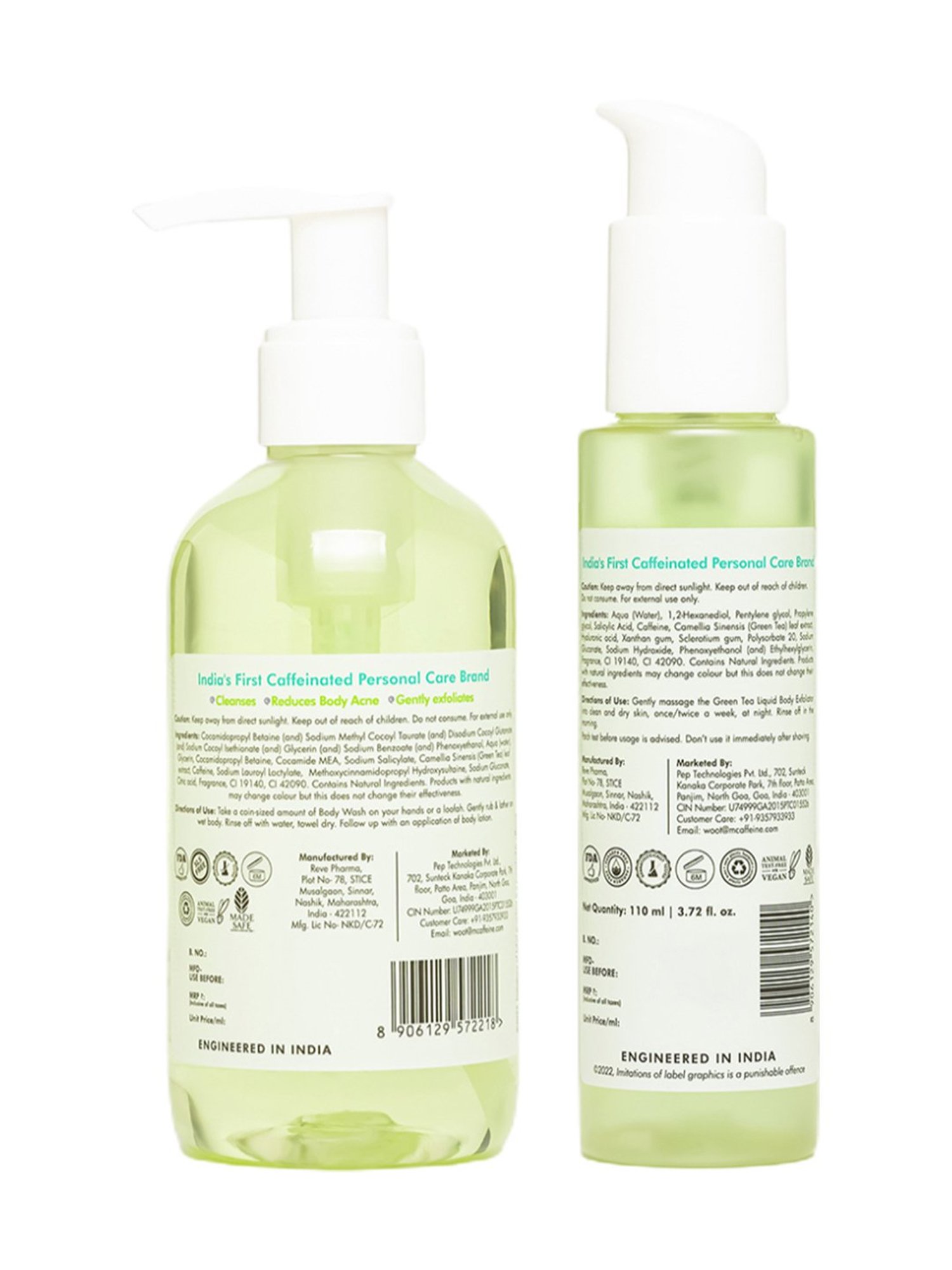 mCaffeine Body Acne Control Fighting Duo Set