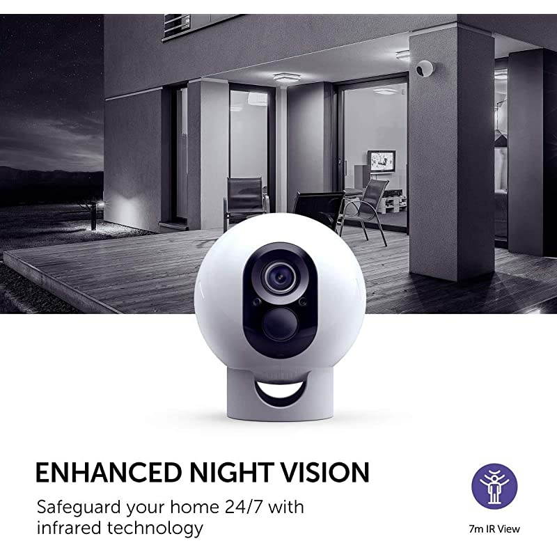 Security Camera Outdoor,  Wireless Cam Pro 1080P (SD Card Included), Home Security Camera System with APP, Motion Detection, Rechargeable, 2-Way Audio, IP66 , Local & Cloud Storage, Night Vision