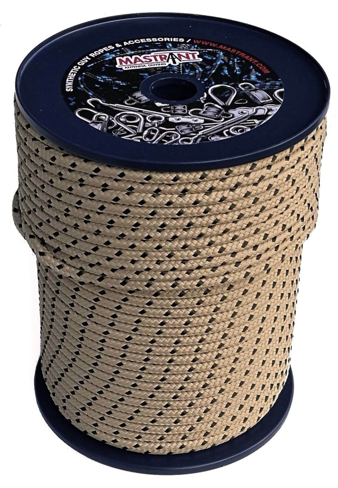 Mastrant MCA3200 Mastrant-C 3.5mm (9/64") Camouflage Braided Guying Rope, 200m
