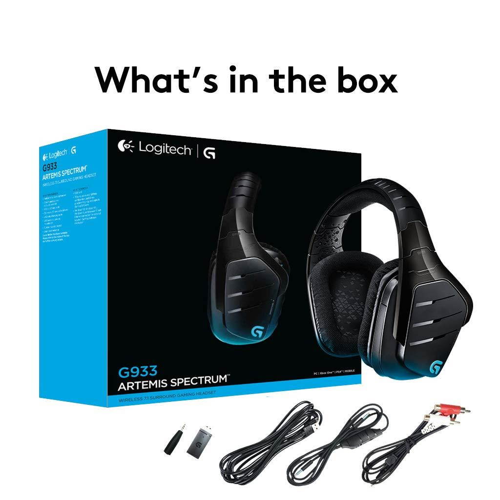 Logitech G933 Artemis Spectrum Wireless 7.1 Surround Gaming Headset (981-000585)