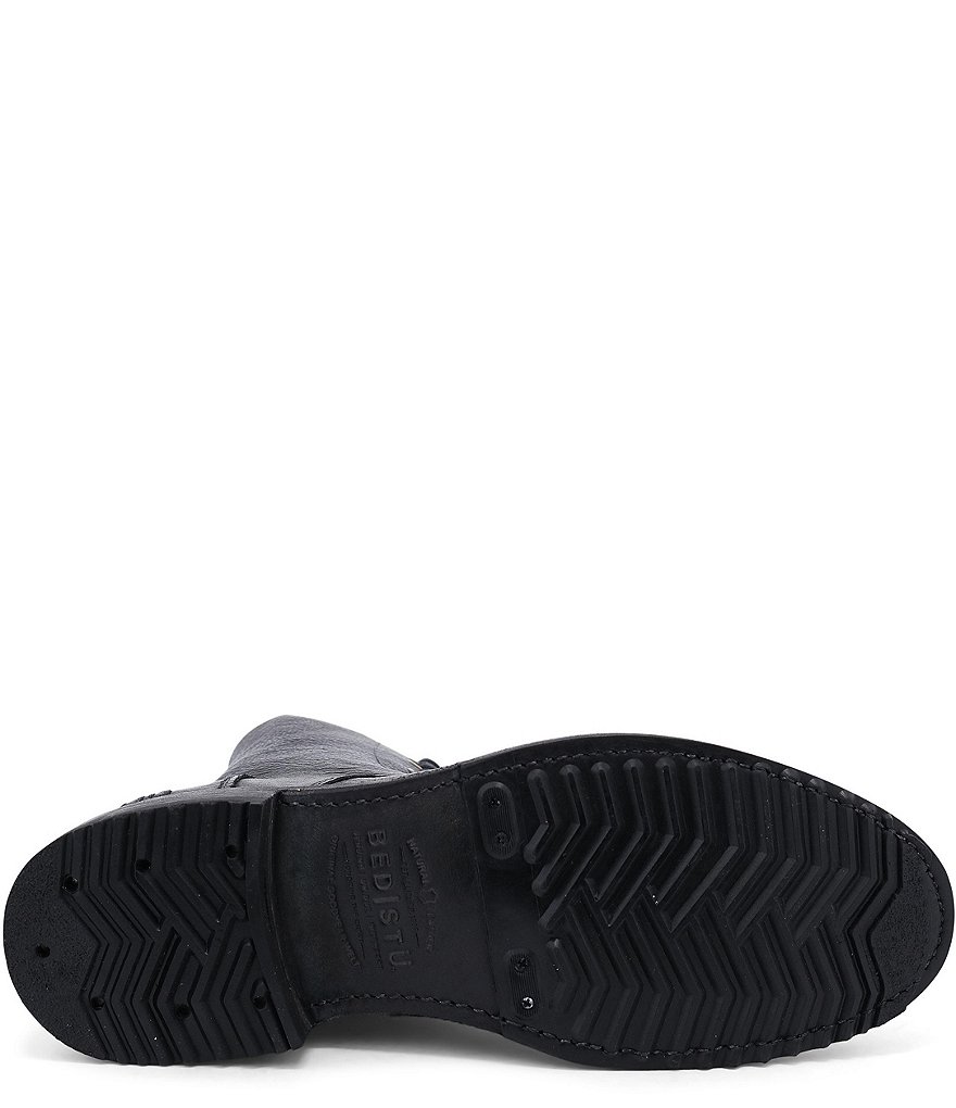 Bed Stu Men's Protege Distressed Leather Cap Toe Combat Boots