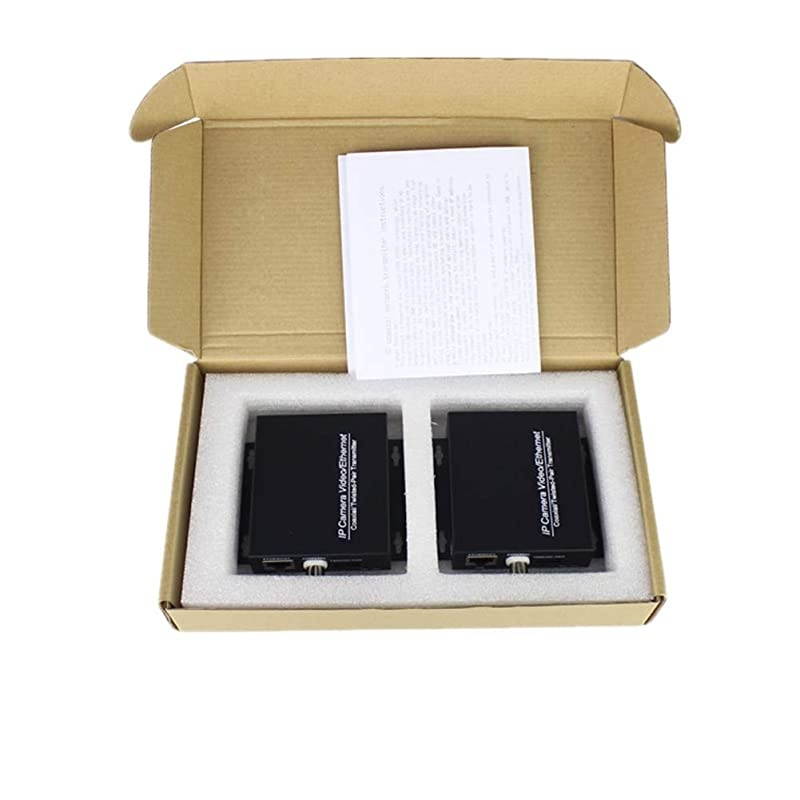 and Power Bridge Ethernet Over Coax Converter 10100M Support MultiPoint Access CTEOC02M