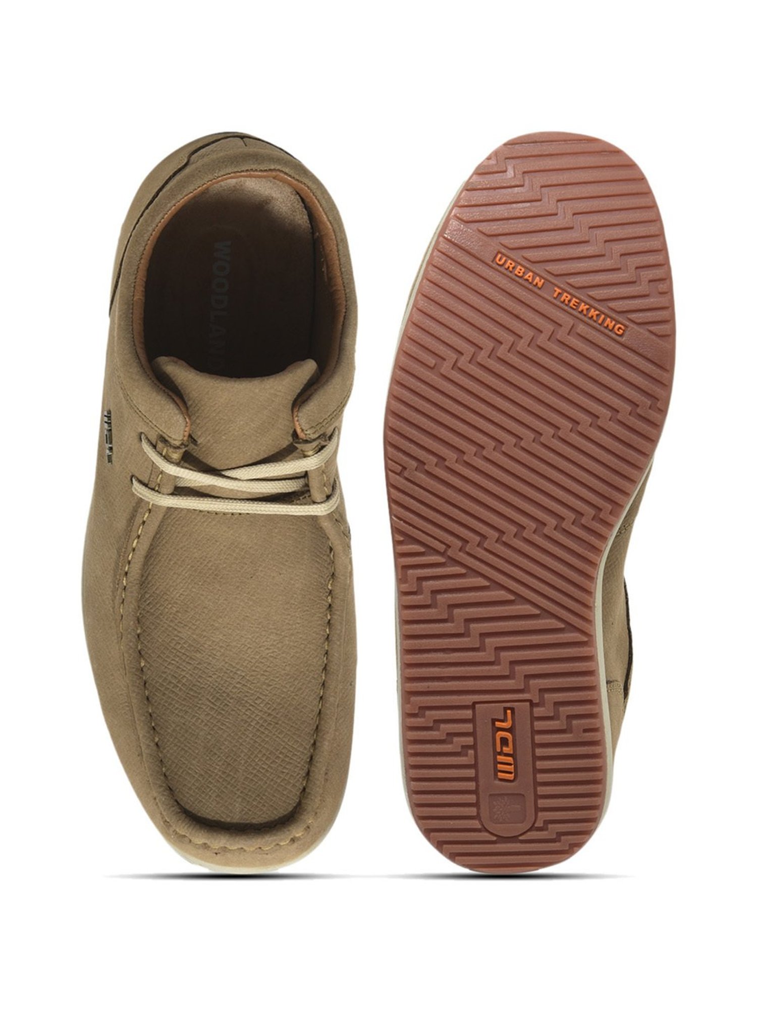 Woodland Men's Khaki Derby Shoes