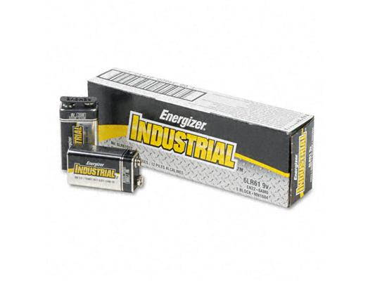 ENERGIZER Industrial EN22 EVEEN22 9V Alkaline Battery, 12-pack