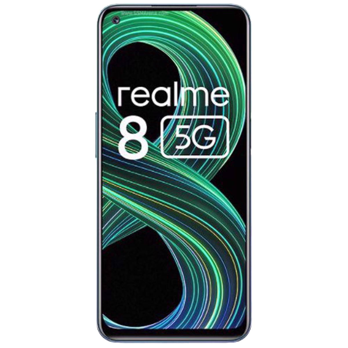 Realme 8 5G Dual-SIM 128GB ROM + 6GB RAM (GSM Only | No CDMA) Factory Unlocked 5G Smartphone - Supersonic Blue - International Version