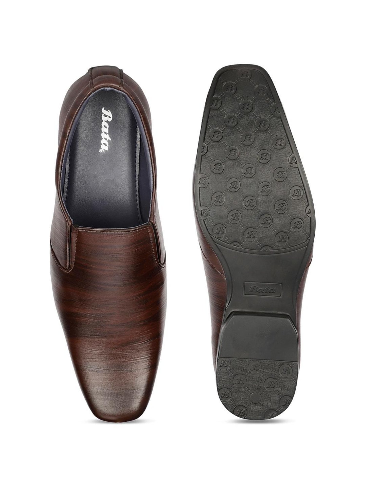 Bata Men's BOSS-DOYEN E Brown Loafers