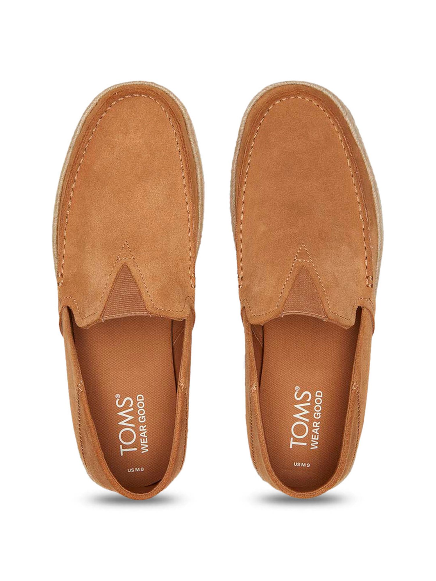 TOMS Alonso Men's Tan Espadrille Shoes