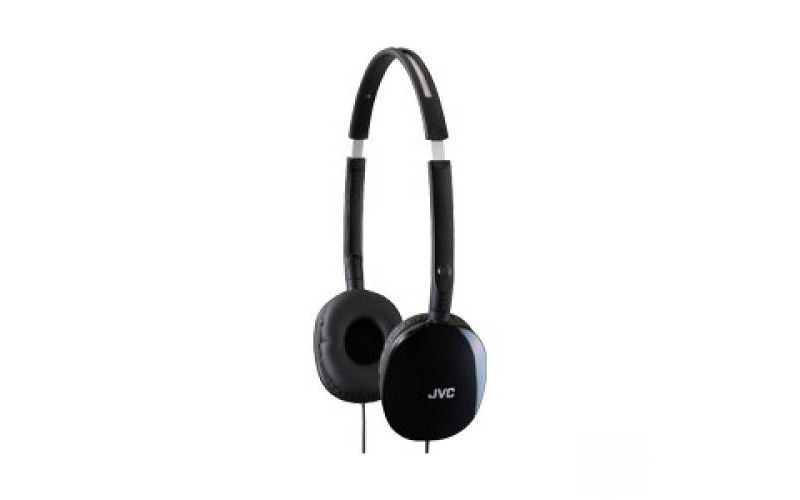 JVC HA-S160 FLATS Headphone - Stereo - Black - Wired - 32 Ohm - 12 Hz 24 kHz - Gold Plated Connector - Over-the-head - Binaural - Semi-open