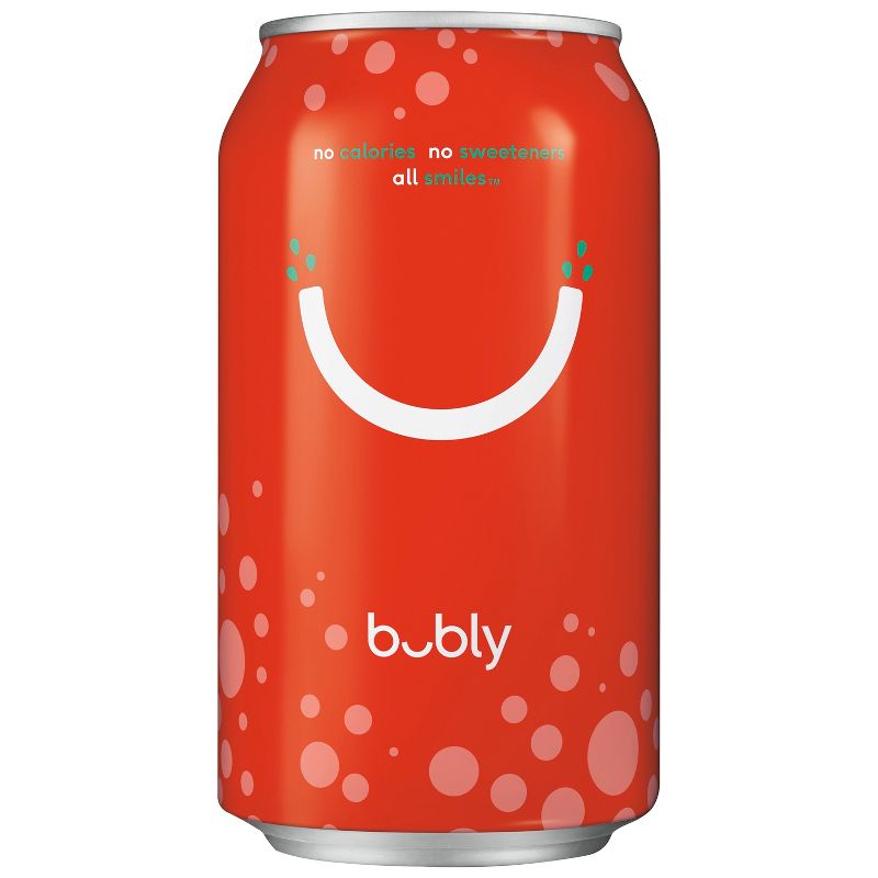 bubly Strawberry Sparkling Water - 8pk/12 fl oz Cans