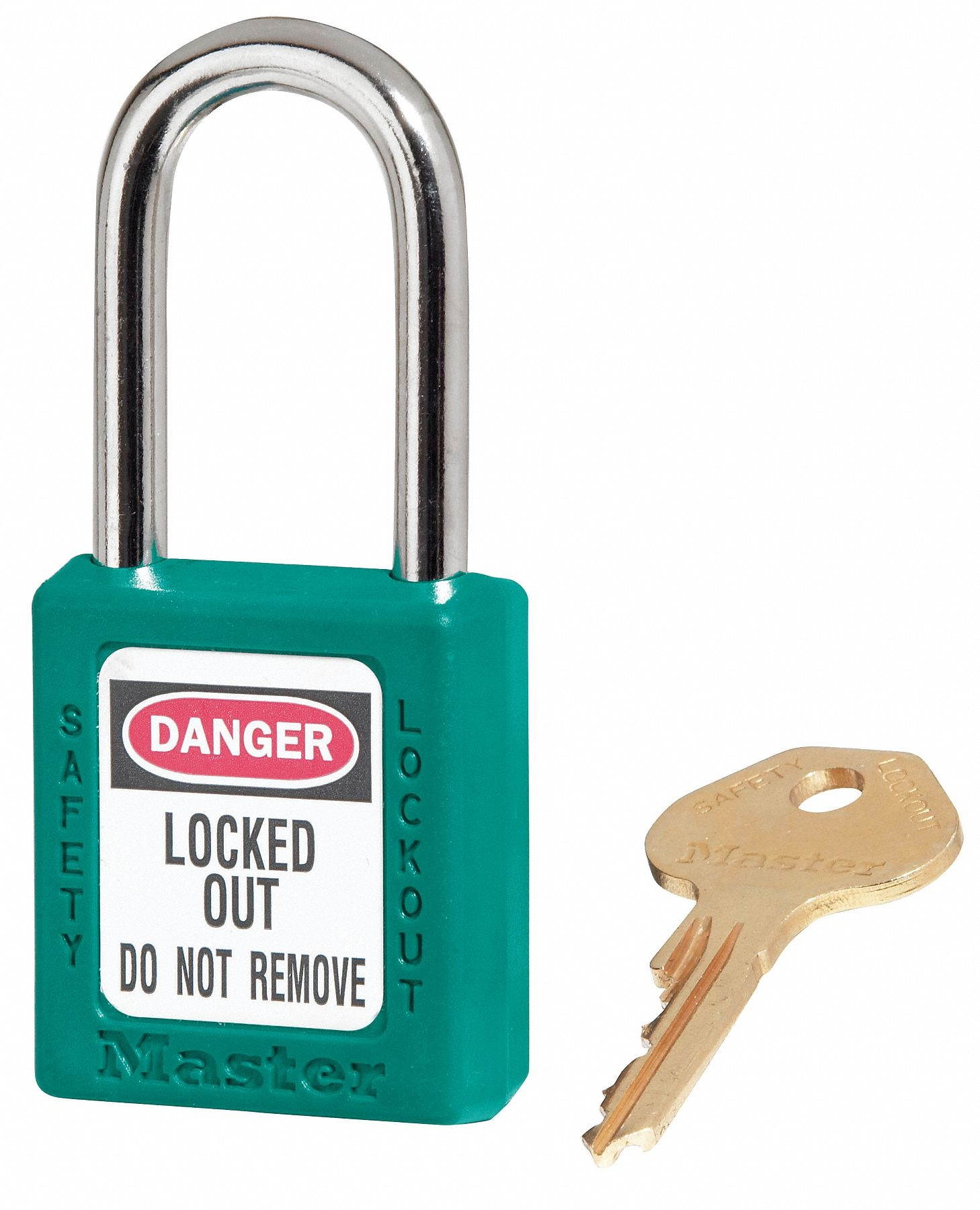 Master Lock Lockout Padlock,KD,Teal,1-3/4"H  410TEAL